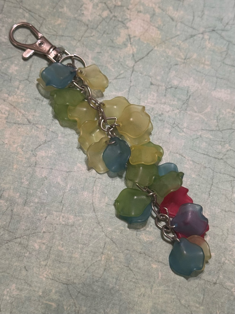 COLORFUL FLOWER PETALS BAG TAG HANG TAG